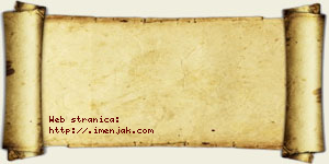 Rumena Rakezić vizit kartica